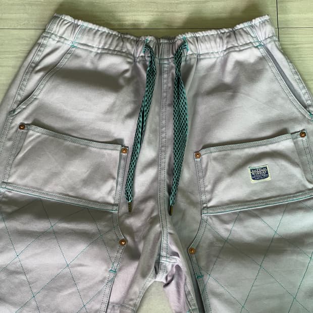 KAPITAL 캐피탈 반바지 10oz Hickory W Knee Easy