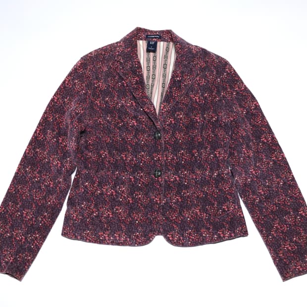 GAP FLORAL CORDUROY JACKET