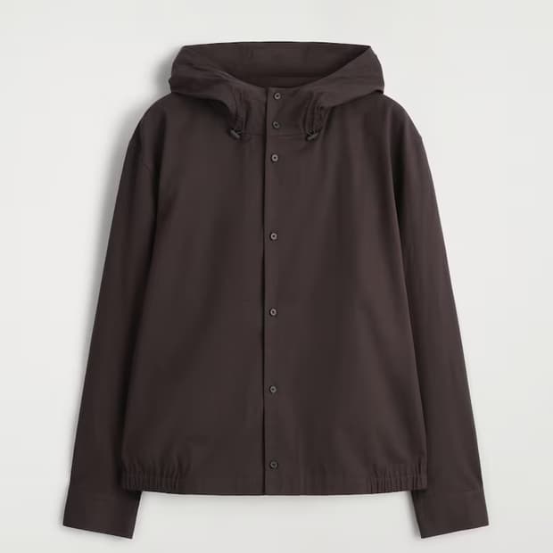 [XL] COS 후디드 코튼셔츠