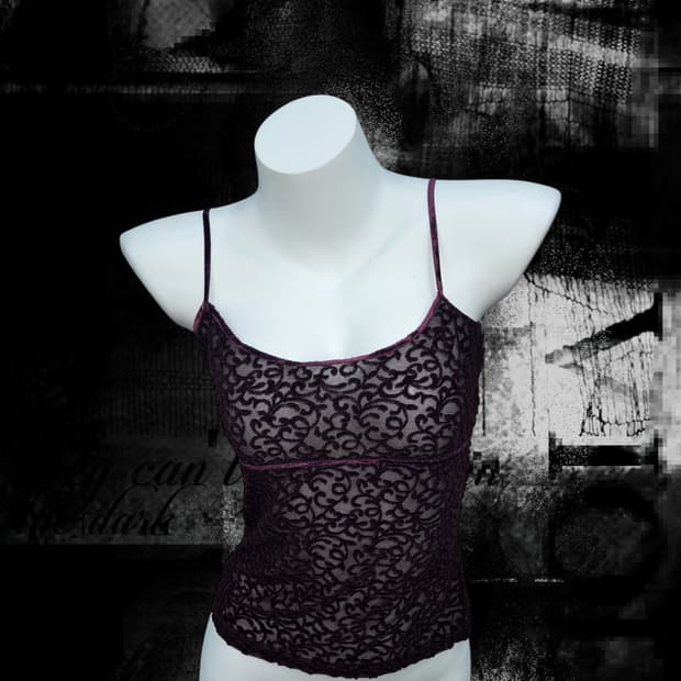 'DKNY' lace sleeveless shirt