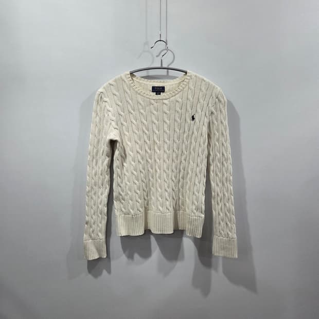 폴로랄프로렌 걸즈 케이블 니트 XL/16