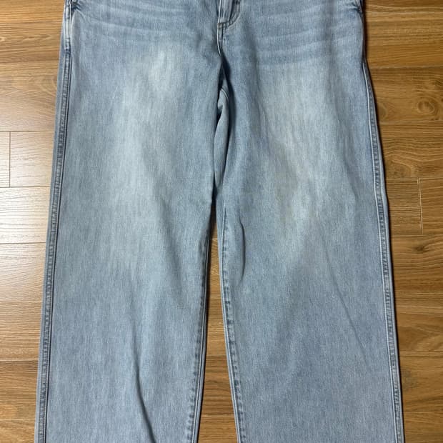 포터리 One Washed Wide Denim(New)Light Blue
