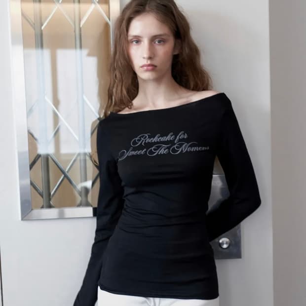 락케이크 Cursive Mesh Top