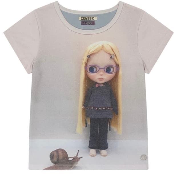 코이세이오 브라이스 그래픽 티셔츠 라이트블루