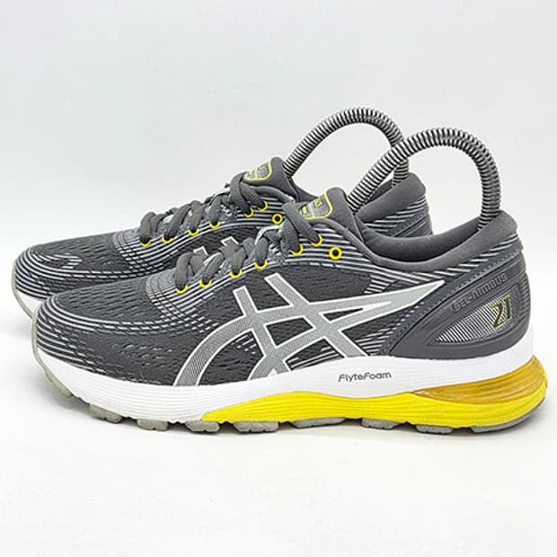 아식스 우먼스 젤 님버스 21 다크 그레이 (240)