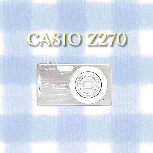 카시오 엑슬림 ex-z270 실버 빈티지디카