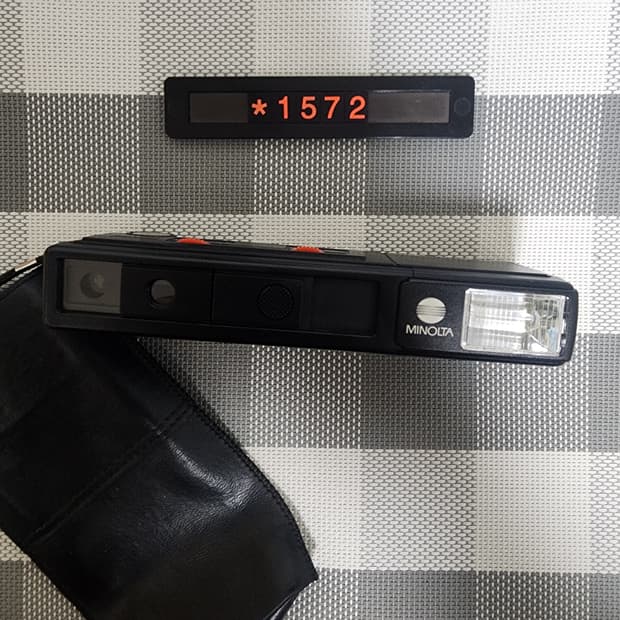 미놀타 포켓 오토팩 430 EX 110미리 필름카메라 파우치포함