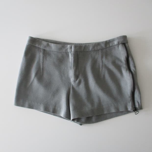 t by Alexander wang 지퍼 디테일 숏츠