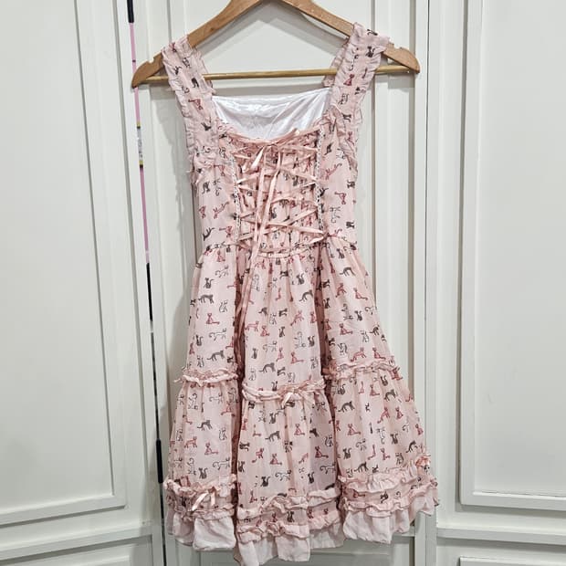 바디라인(BODYLINE)  레이스업 원피스