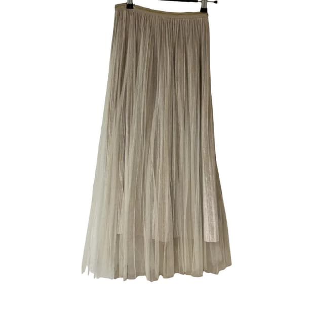 베이지 롱치마