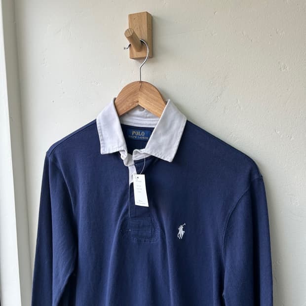 16506 - 폴로 랄프로렌 네이비 럭비티