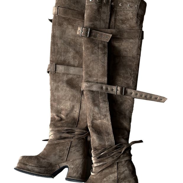 멀티웨어 버클 싸이하이 부츠