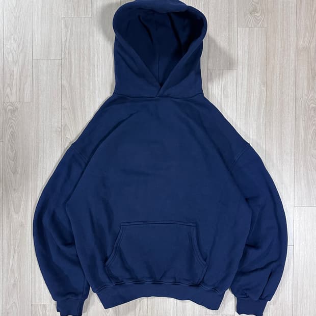 Velour Garments 450GSM 후드티 네이비 L