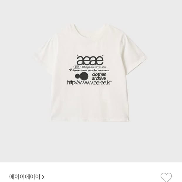 aeae WEB LOGO CROP T-SHIRTS