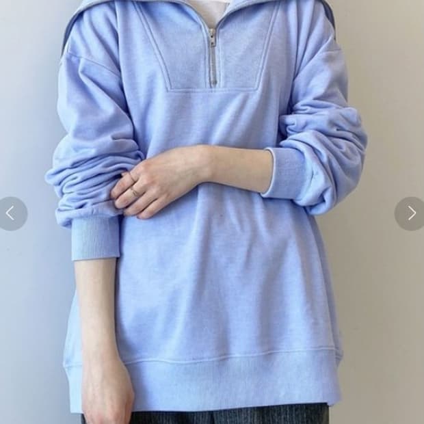 사만사 모스2 반집업 맨투맨