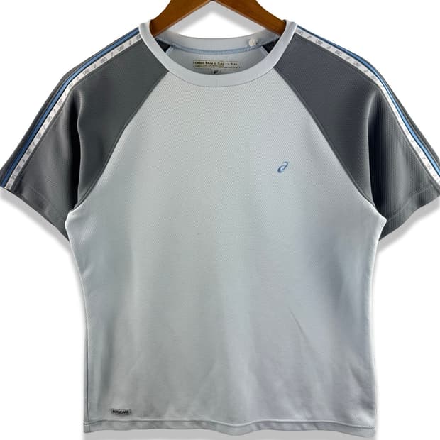 아식스 그레이 하늘 나그랑 메쉬 반팔2907