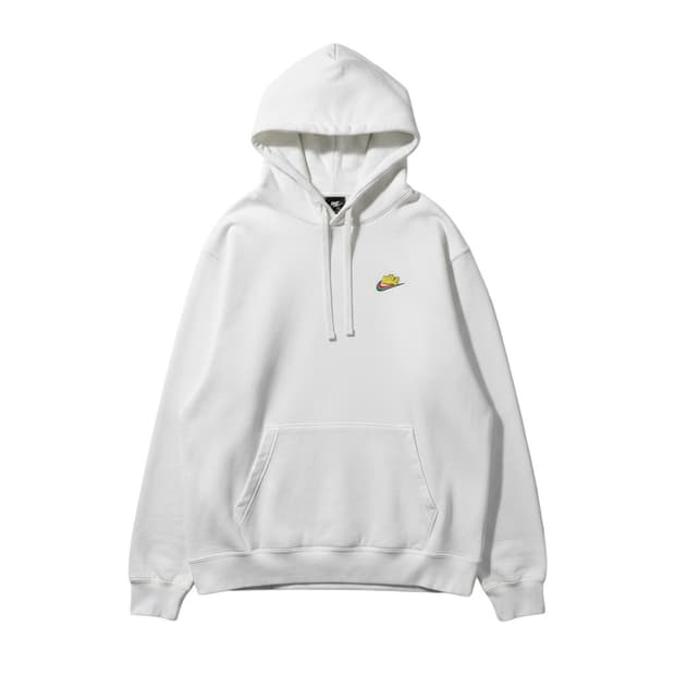 (2XL) 나이키 퓨추라 그래픽 후드 티 화이트