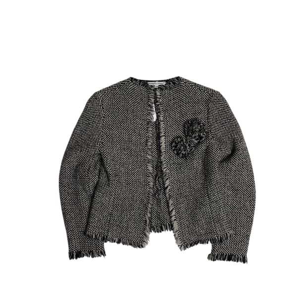 Barbara taddei 울 블렌드 트위드 자켓 (italy)   