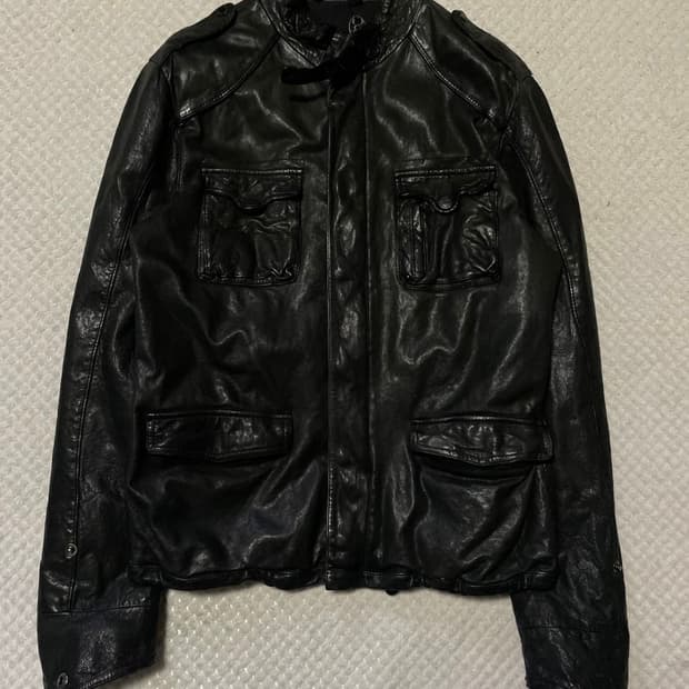 XESS 아티잔 무드 시프스킨 레더자켓