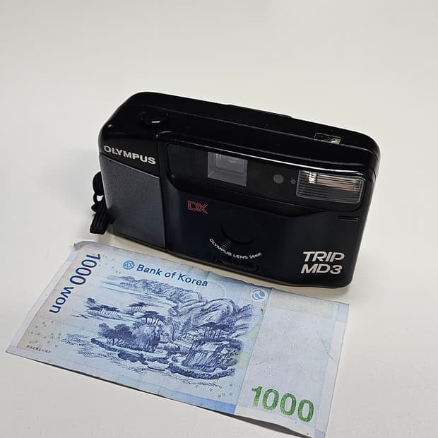 작례O 국내 유일 올림푸스 트립 md3 필름카메라 빈티지 필카
