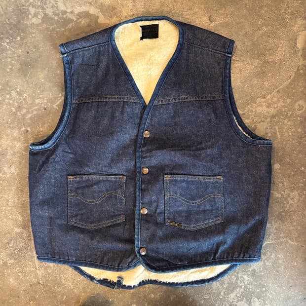 미국 시어스 쉐르파 데님 베스트