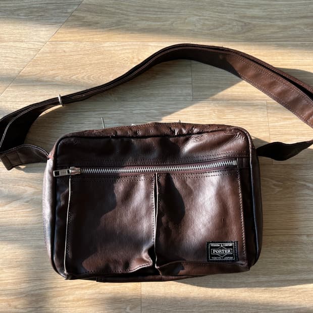 요시다 포터 프리스타일 숄더백 s 브라운 707-08212