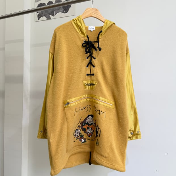 빈티지 CASTEL BAJAC (Made in Japan) 자수 아노락