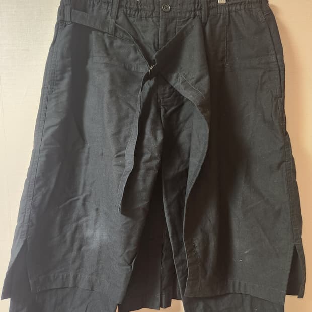 요지야마모토 랩스커트 팬츠