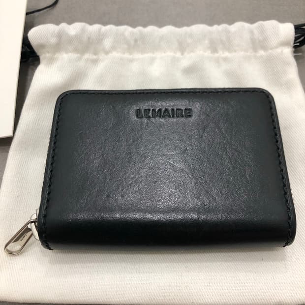 르메르 가죽 레더 zip wallet 카드지갑