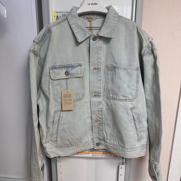 이지 시즌 5 워크 데님 자켓