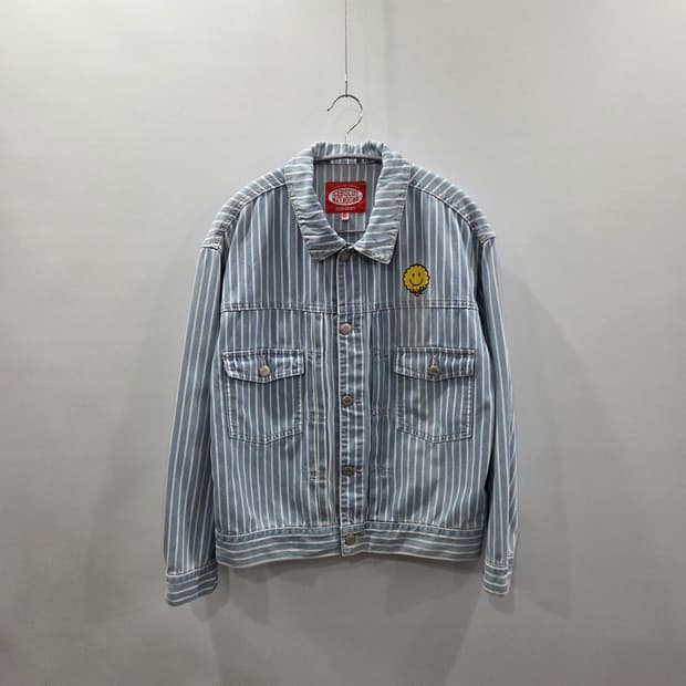 아이스비스킷 키즈 스트라이프 데님자켓 155