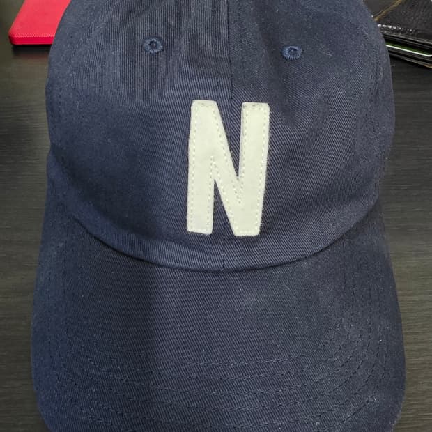 Norse Projects N 로고 캡모자 네이비