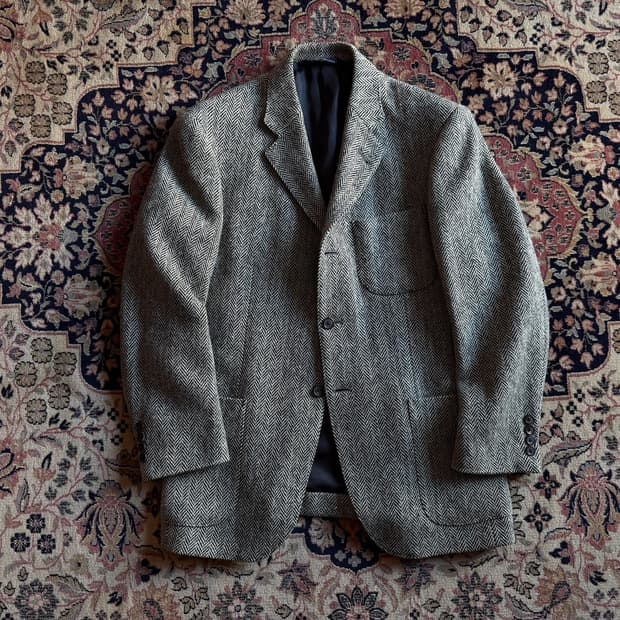 폴로 랄프로렌 트위드 자켓 100