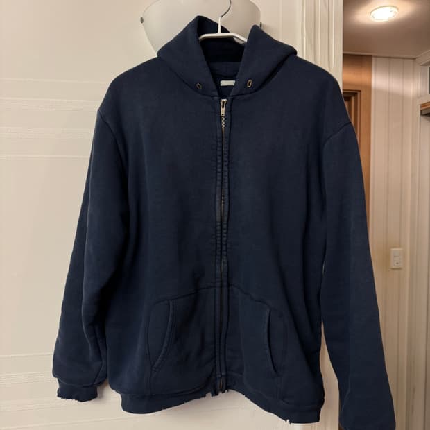 아프레쎄 25AW 후드집업 네이비