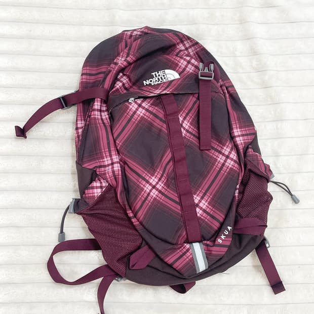노스페이스 스쿠아 체크백팩