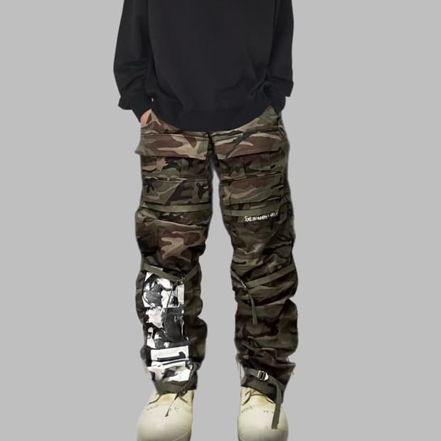 [34] 아임낫어휴먼비잉 카모팬츠