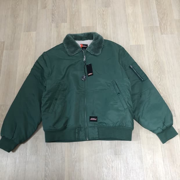 (L) 새상품 슈프림 SUPREME X 디키즈 23 FW 퍼 칼라 봄버