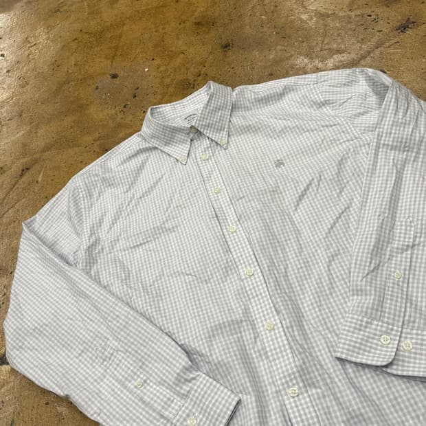 [ 정품/2XL,115 ] 브룩스브라더스 체크 셔츠 b14