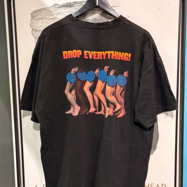 [XL] 90s 풀몬티 영화 프로모 티셔츠 블랙
