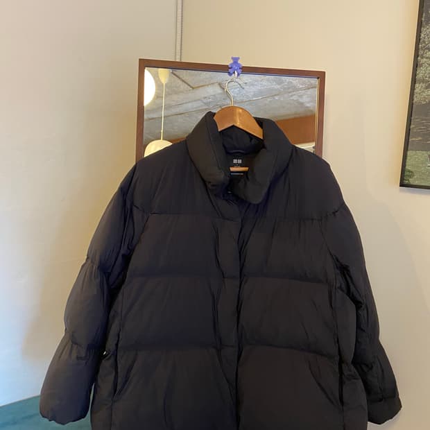 유니클로 파우더 소프트 다운자켓