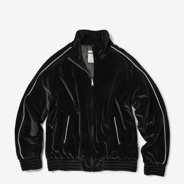 Etce VELVET TRACK JACKET (BLACK)
