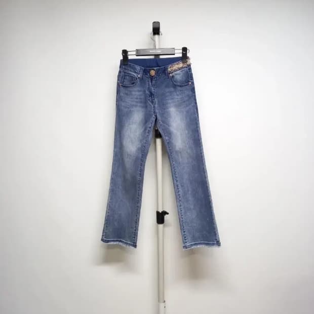 칼 라거펠트 부츠컷 일자핏 데님 25.XS