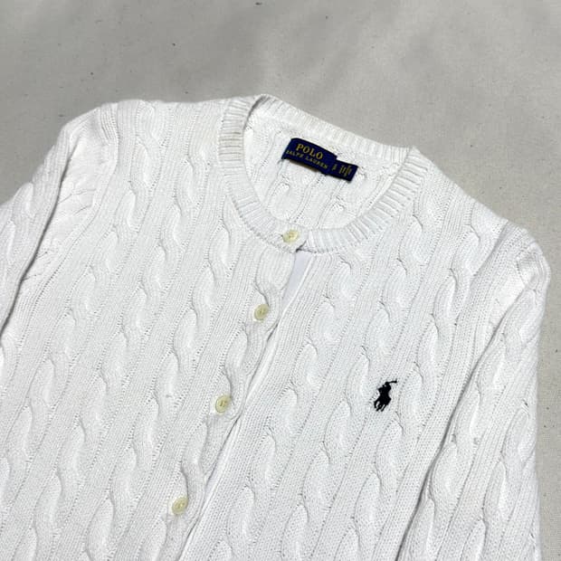 S 폴로랄프로렌 여성용 케이블 니트 가디건