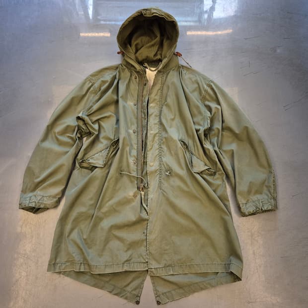 80s u.s army m65 fishtail parka