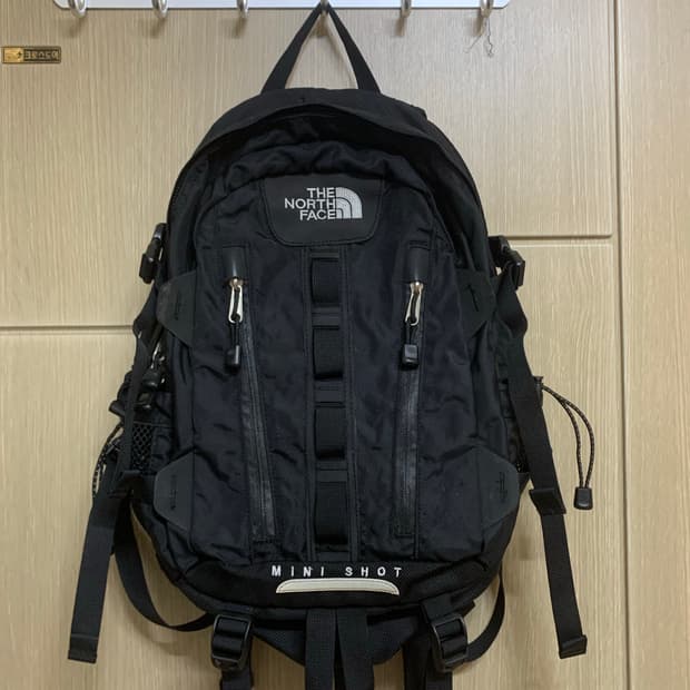 노스페이스 미니샷 백팩 블랙