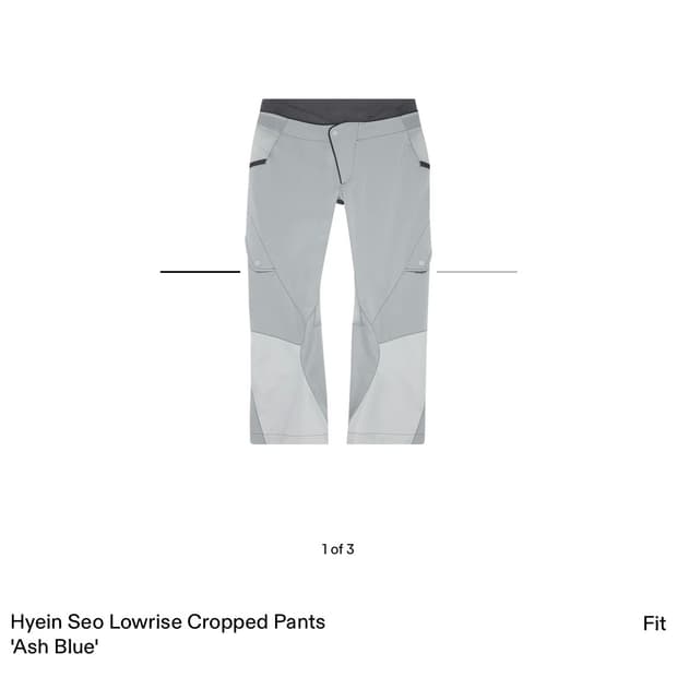 Hyein Seo Lowrise Cropped Pants