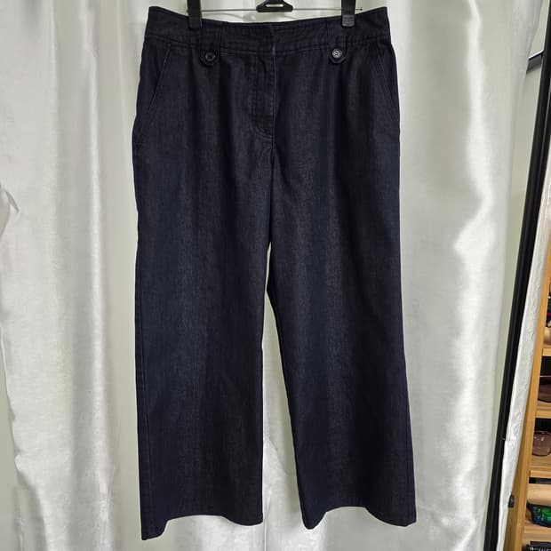 톰보이 데님 와이드 팬츠 (1451)