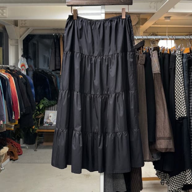 아츠로 타야마 플레어 폴리 스커트