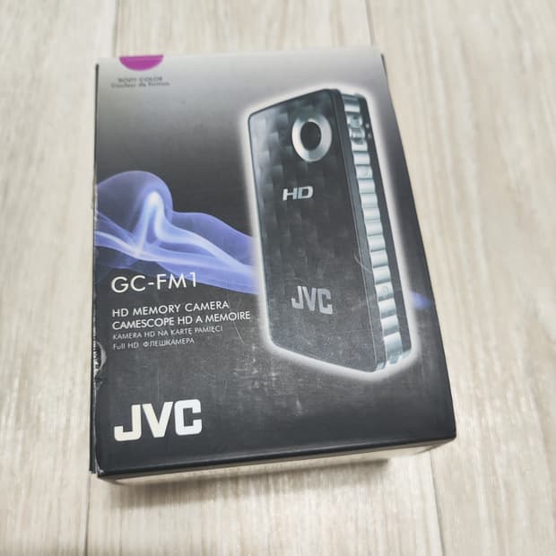 JVC FM1 핑크 풀박스 디지털 카메라 빈디 빈티지 카메라 디카