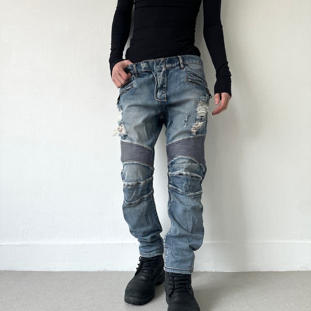 발망 디스트로이드 바이커 새깅진